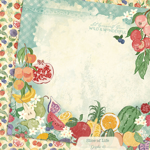 Graphic 45 - Slice of Life - Wild & Wonderful Layout