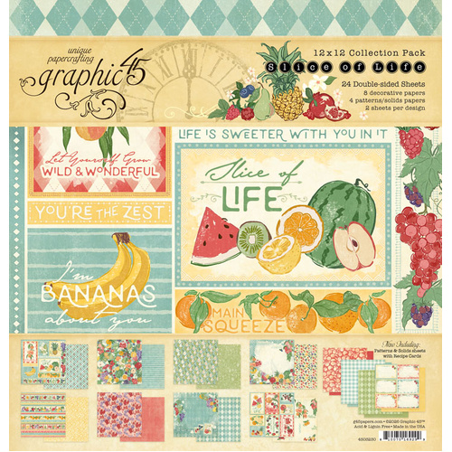 Graphic 45 - Slice of Life - 12x12 Collection Pack