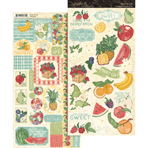 Graphic 45 - Slice of Life - Sticker Set