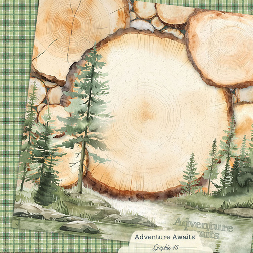 Graphic 45 - Adventure Awaits - Woodland Layout