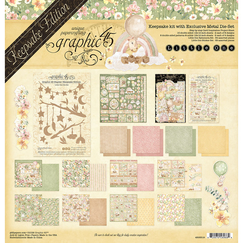 Graphic 45 - Little One — Keepsake Kit with Exclusive Metal Die-Set