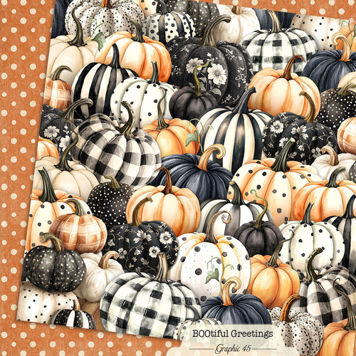 Graphic 45 - Bootiful Greetings - Pumpkins & Polkadots
