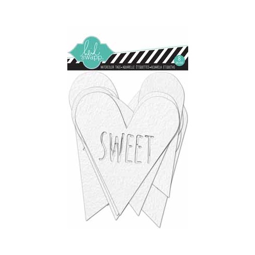 Color Magic - Watercolor Tags - Hearts