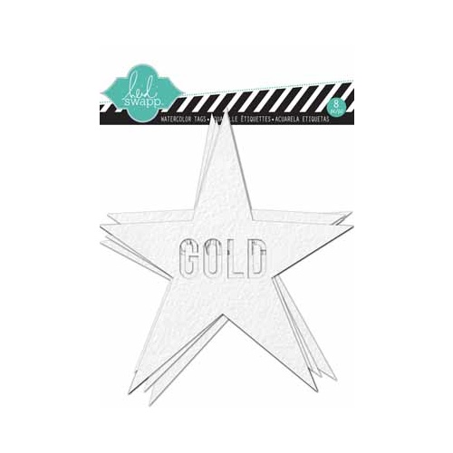 Color Magic - Watercolor Tags - Stars