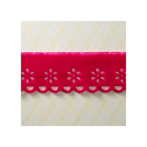 Webster's Pages - Scalloped Pink Trim