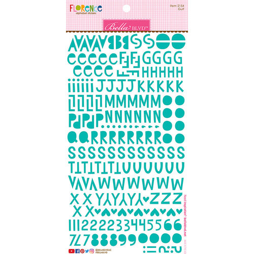 **Bella Blvd - Florence Alphabet Stickers - Gulf