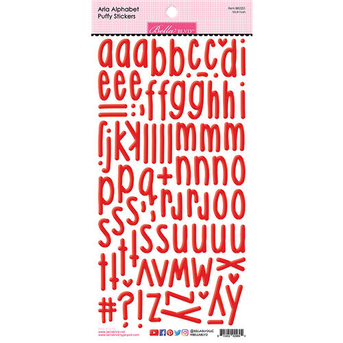**Bella Blvd - Aria Alphabet Puffy Stickers - McIntosh