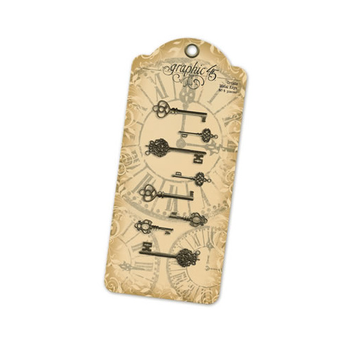 Graphic 45 - Staples - Ornate Metal Keys