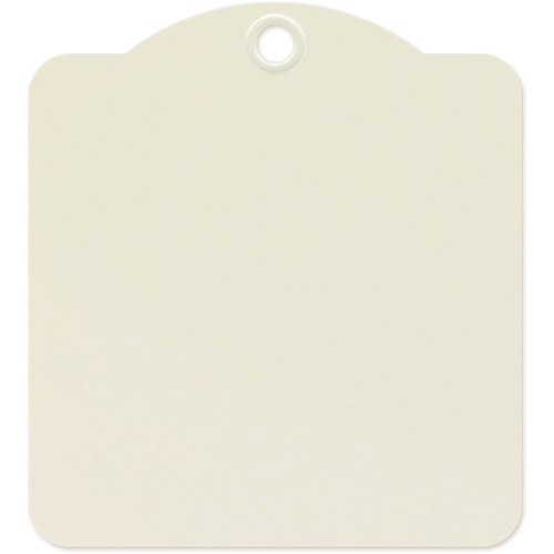 Graphic 45 - Staples - Square Tags - Ivory