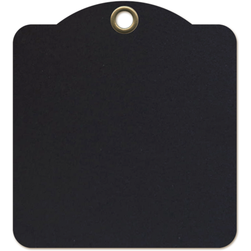 Graphic 45 - Staples - Square Tags - Black
