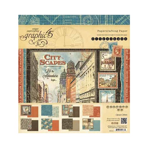 Cityscapes - 8x8 Paper Pad