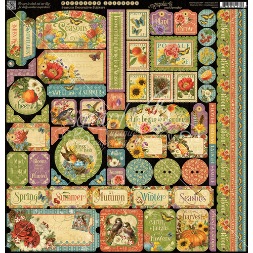 Seasons - 12x12 Stickers