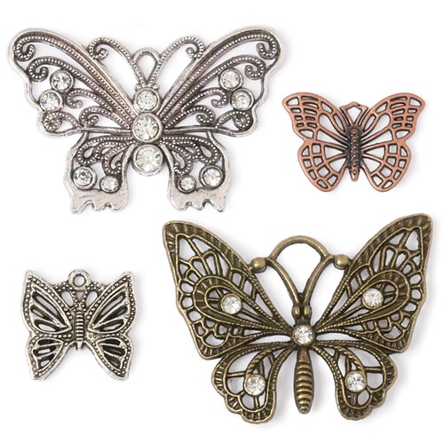 Solid Oak - Steampunk Butterflies