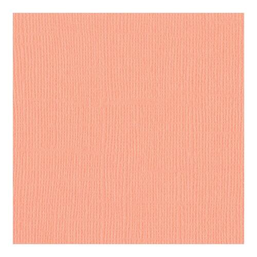 Bazzill Mono - 12X12 Cardstock - Coral Cream