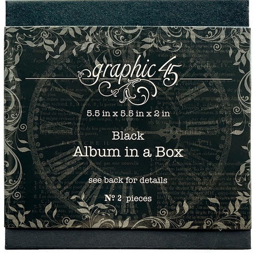 Graphic 45 - Staples - Album in a Box - Black