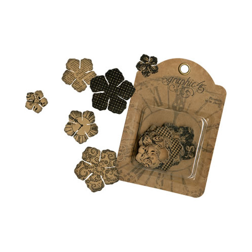 **Graphic 45 - Staples - Chipboard Flowers
