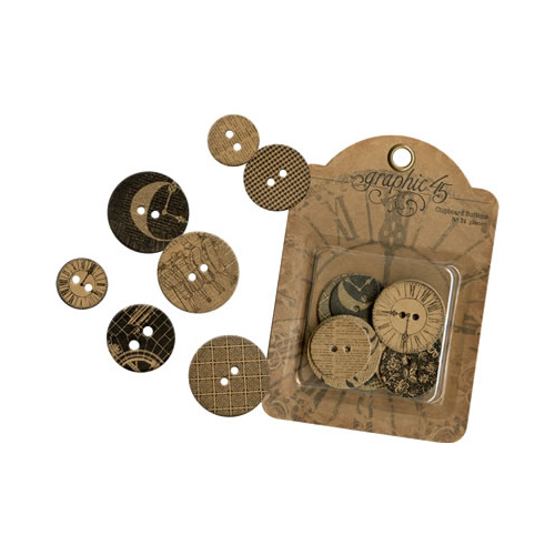Staples - Chipboard Buttons