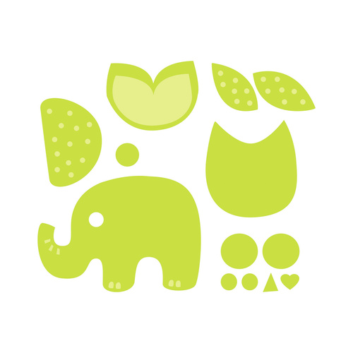 Decorative Die - Elephant & Owl