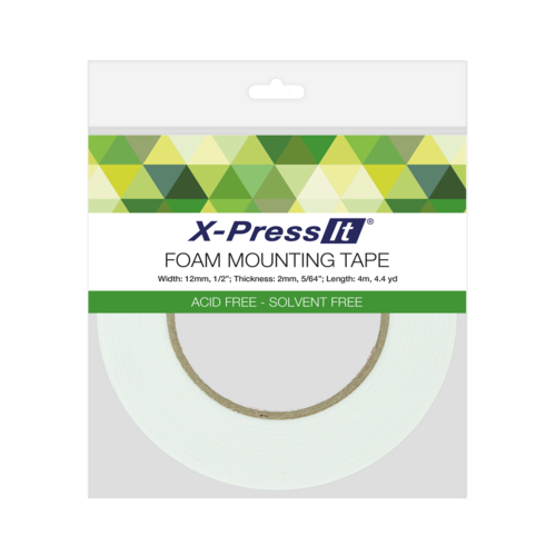 X-press It Foam Mounting Tape - 12mmx4m
