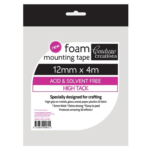 Foam Mounting Tape 12mmx4m - High Tack