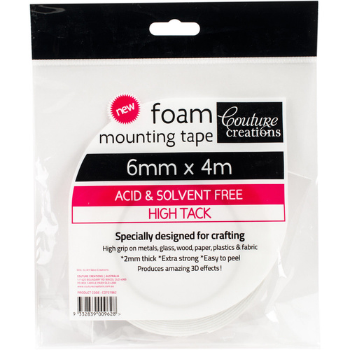 Foam Mounting Tape 6mmx4m - High Tack