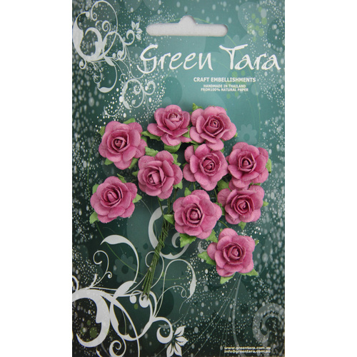 2cm Roses - Dusky Pink