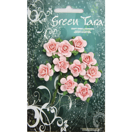 2cm Roses - Pale Pink