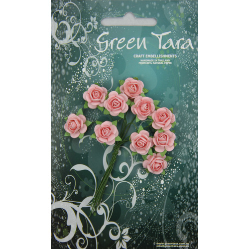 1.5cm Roses - Pale Pink