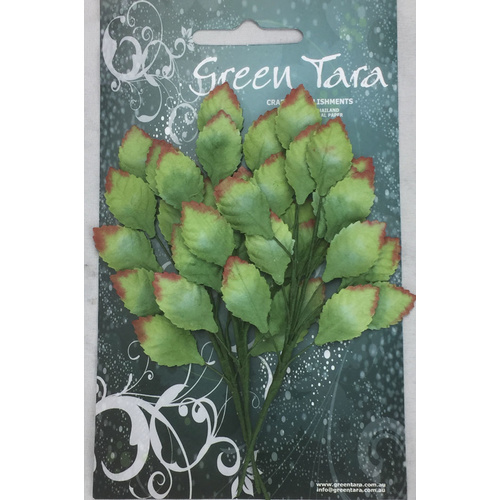 Green Tara - Paper Leaf Sprays - Light Green