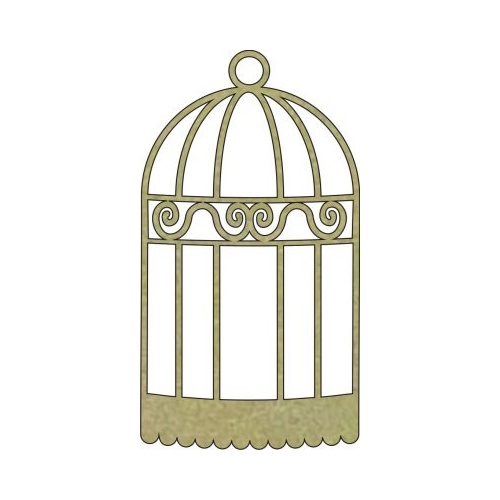 Bird Cage - Chipboard