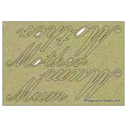 Mother & Mum - Chipboard