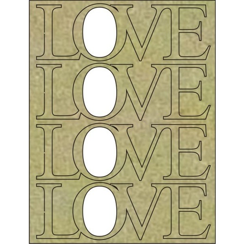 Love - Chipboard