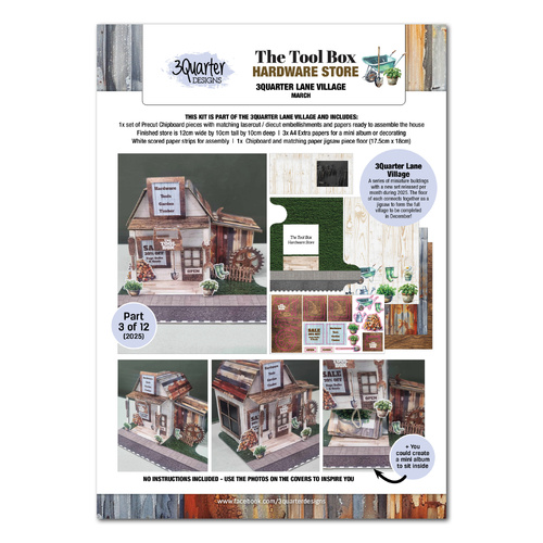 3Quarter Designs - Lane Village - The Tool Box Hardware Store