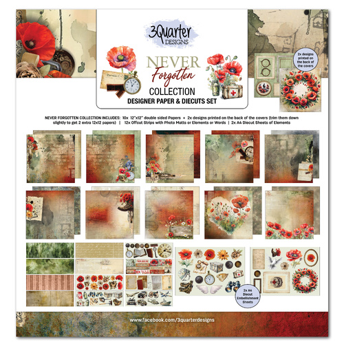 3Quarter Designs - Never Forgotten - 12x12 Collection