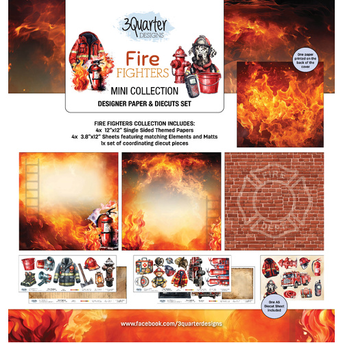 3Quarter Designs - Fire Fighters - Mini 12x12 Collection