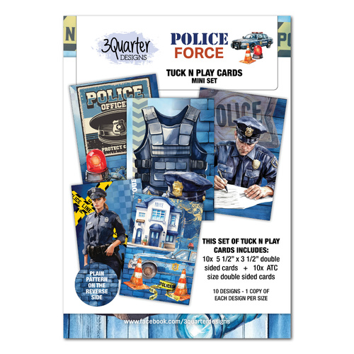 3Quarter Designs - Police Force - Mini Tuck n Plays