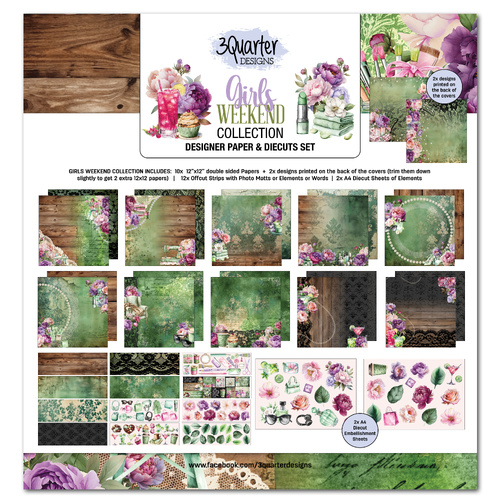 3Quarter Designs - Girls Weekend - 12x12 Collection