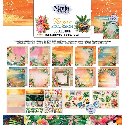 3Quarter Designs - Tropic Excursion - 12x12 Collection