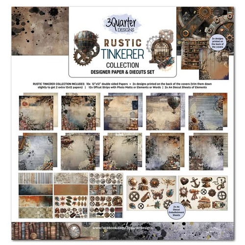 3Quarter Designs - Rustic Tinkerer - 12x12 Collection