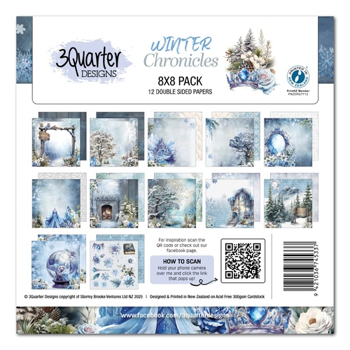 3Quarter Designs - Winter Chronicles - 8x8 Pack