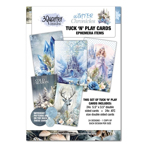 3Quarter Designs - Winter Chronicles - Tuck n Play Cards