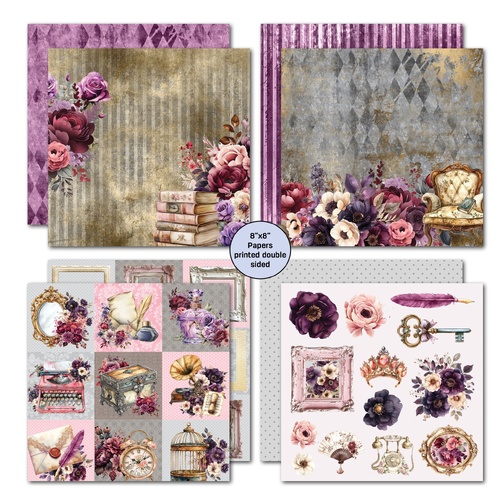 3Quarter Designs - Petal Serenade - 8x8 Pack