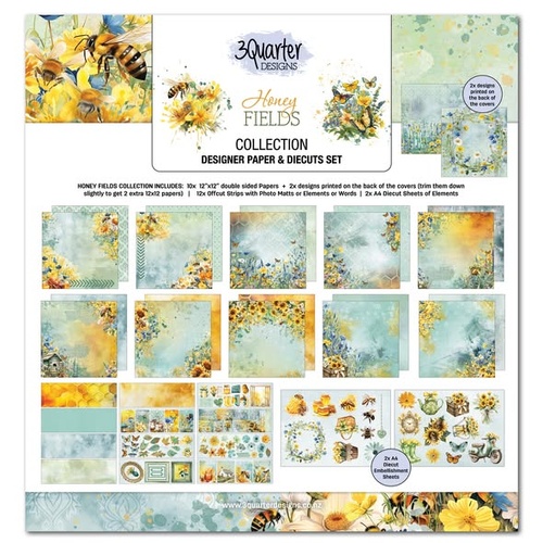 3Quarter Designs - Honey Fields - 12x12 Collection
