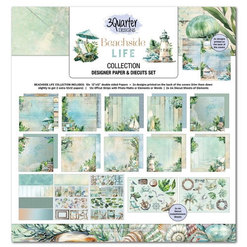 3Quarter Designs - Beachside Life - 12x12 Collection