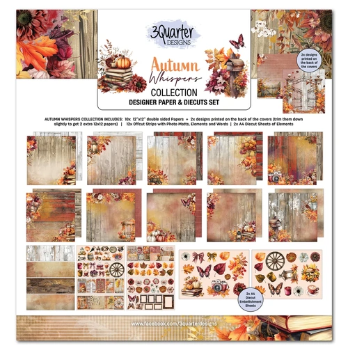 3Quarter Designs - Autumn Whispers - 12x12 Collection