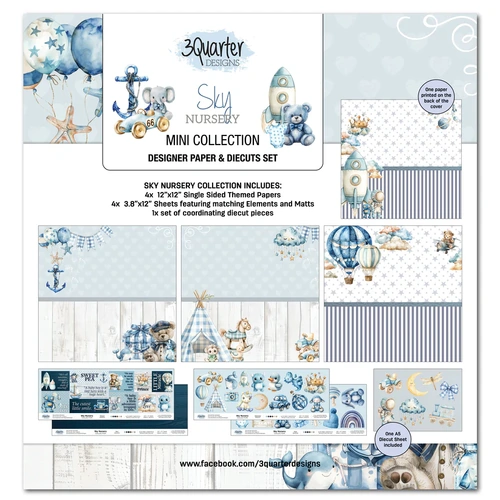 3Quarter Designs - Sky Nursery - Mini 12x12 Collection