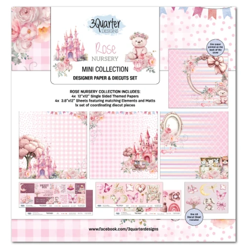 3Quarter Designs - Rose Nursery - Mini 12x12 Collection