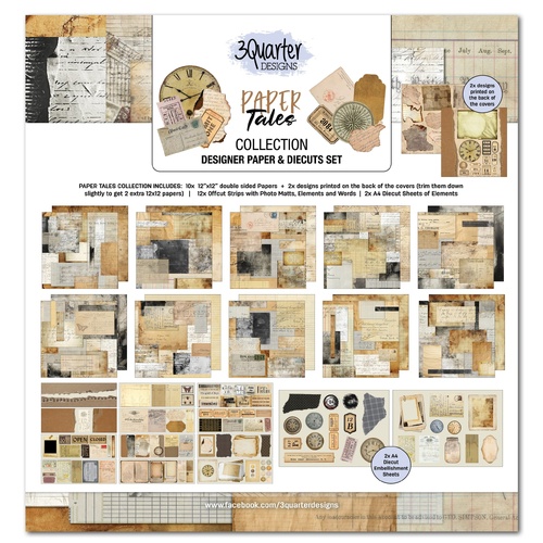 3Quarter Designs - Paper Tales - 12x12 Collection