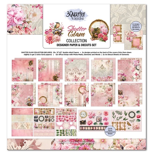 3Quarter Designs - Shutter Glam - 12x12 Collection