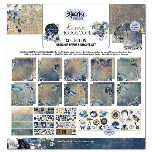 3Quarter Designs - Lunar Horoscope - 12x12 Collection